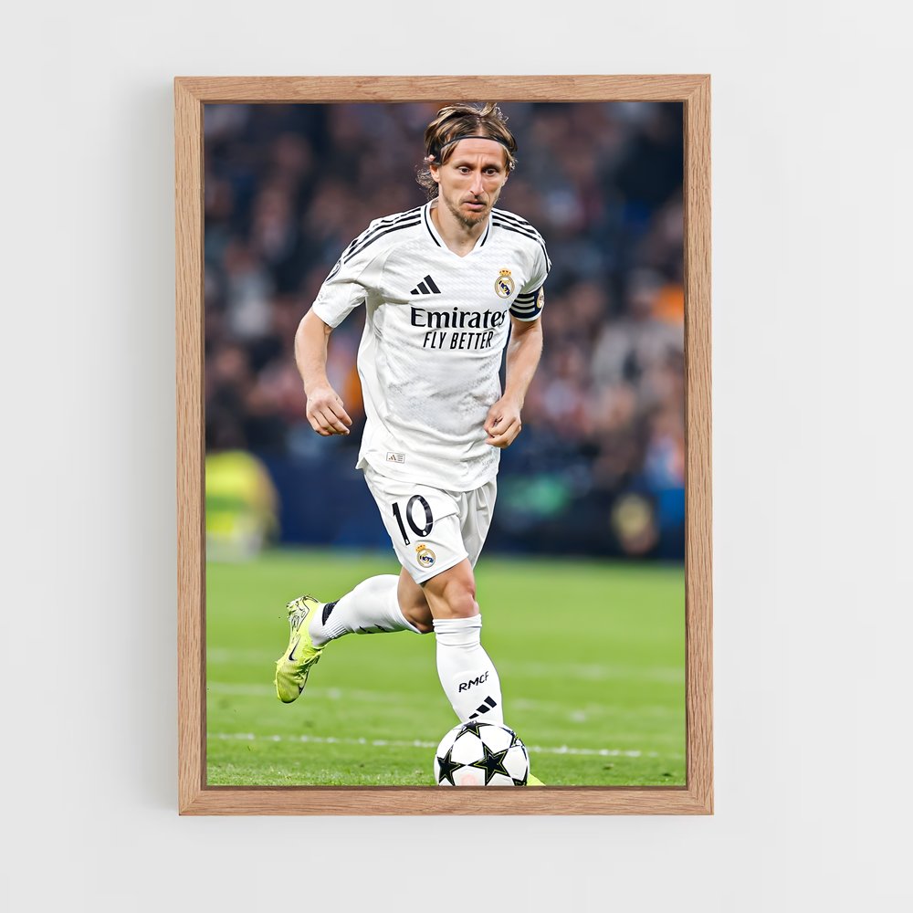 Poster Luka modric jaunes (vue 4)
